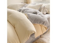 布之美秋冬牛奶绒四件套99元带回家