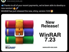 WinRAR 7.23发布：修复高危漏洞，试用梗再引全网玩梗狂欢