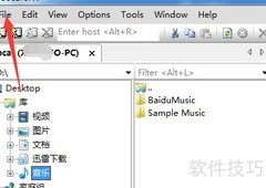 SecureFX下载Linux文件教程