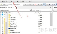 SecureFX连接栏不显示解决方法