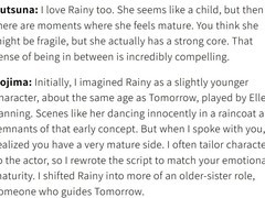 死亡搁浅2小雨角色重塑：从少女变姐姐，源于忽那汐里气质启发