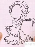 宁荣荣简笔画教程
