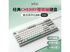 ikbc C200工业灰樱桃键盘206元