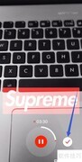 火山小视频添加Supreme贴纸教程