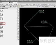 天正CAD坐标表生成方法