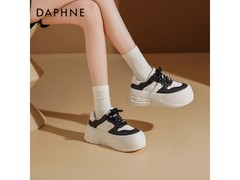 达芙妮厚底小白鞋99.9元抢