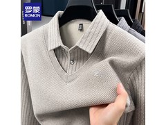罗蒙男士雪貂绒毛衣53.87元