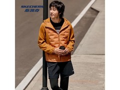 斯凯奇梭织短款羽绒服低至216元