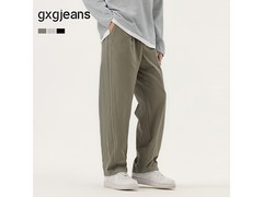gxgjeans灰绿休闲裤领券直降仅99元