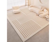 KAYE奶油风免洗地毯，领券低至29元