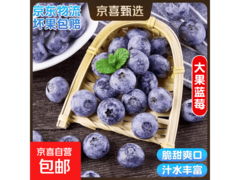 国产云南蓝莓4盒装超值优惠，到手仅14.9元！