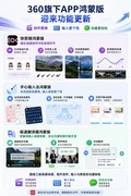 360旗下多款鸿蒙应用更新：创作更精细、输入更个性、沟通更轻松