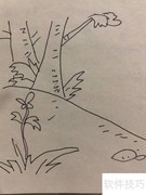 近中远景简笔画布局
