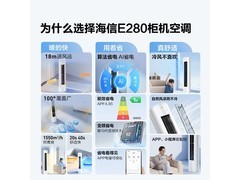 海信E280大2匹空调，优惠后低至2520元