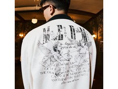 MEDM天使鸽子刺绣夹克