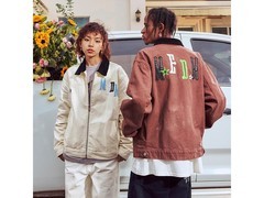 MEDM男士春秋拼皮工装夹克低至217元