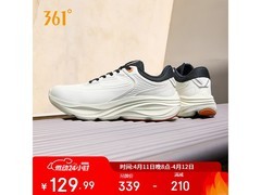 361°男防泼水慢跑鞋，京东129元