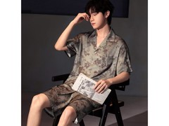 雅鹿冰丝家居服套装真5折