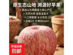 京喜加山东红富士苹果大促！2斤装仅7.99元