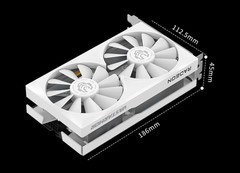 白色海景房装机必备 瀚铠RX 9060 XT 16G合金白色显卡大促