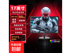 乐电竞17英寸60Hz黑屏