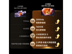 小米S65寸Mini LED电视特惠到手仅三千一