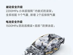SU7新款首发：22.99万起售，标配激光雷达+800V平台