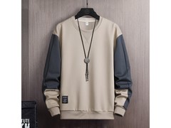 真维斯男士免烫拼接卫衣39元抢