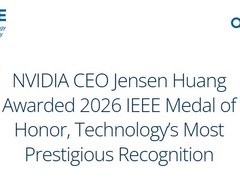 黄仁勋获IEEE最高荣誉奖章