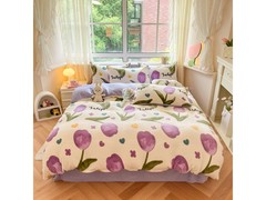 多兰诗牛奶绒四件套95元抢