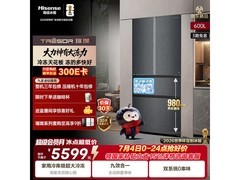 海信大冻梨冰箱600L，京东低至6587元