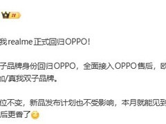 realme回归OPPO体系，协同一加共筑品牌新格局