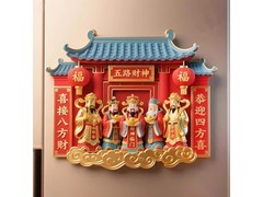 五路财神冰箱贴新年特惠