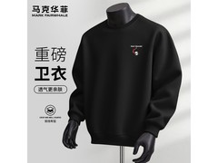 马克华菲男士印花卫衣59.89元