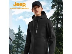 吉普风盾男软壳冲锋衣164元