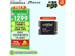 英睿达P310 1TB固态硬盘直降100元