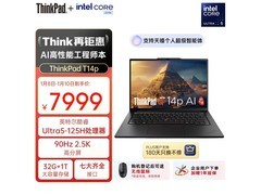 ThinkPad T14p AI本国补优惠低至6765元
