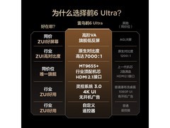 雷鸟65S595C Ultra电视活动低至3385元