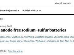 上海交大团队实现钠硫电池高价态突破