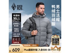 黑冰男款羽绒服F8908MJ京东低至549元