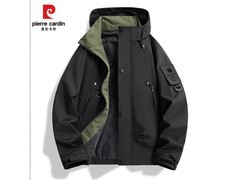 皮尔·卡丹男士冲锋夹克低至64.9元