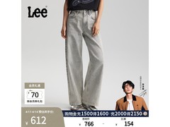 Lee春夏浅灰阔腿女裤京东特惠低至493元