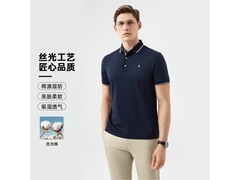 梦特娇深宝蓝Polo衫99元