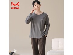 猫人男士纯棉睡衣套装，69元包邮赠险