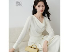 晚白女士荡领衬衫京东特惠低至89元