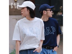 Gap纯棉男女短袖T恤，领券到手87元