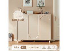 锦需奶油风鞋柜100cm到手399