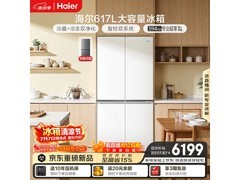 海尔617L十字冰箱预售，到手仅6151元