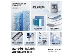 霍尼韦尔双RO净水器特惠到手3441元