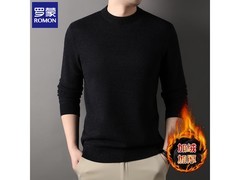 罗蒙男款仿雪貂绒毛衣44.14元